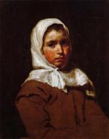 Velazquez, Diego Rodriguez de Silva - Young Peasant Girl